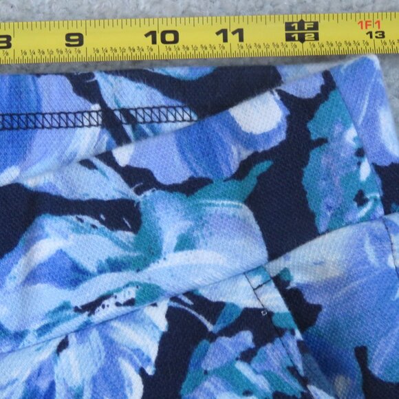 NWOT Belle by Kim Gravel Perfect Pique Fresh Picked Capri, Petite XXSP Twilight - Picture 7 of 15